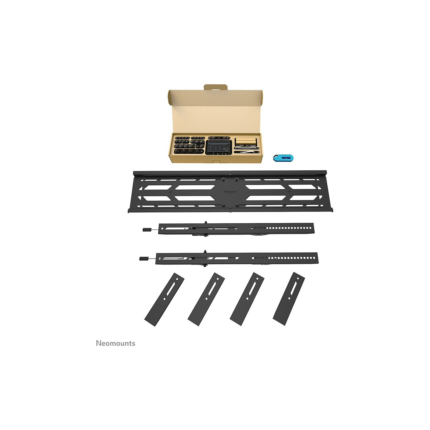 Neomounts WL30S-950BL19 feste Wandhalterung für 55-110' Bildschirme - Schwarz — Buy in Cyprus with Fast Delivery