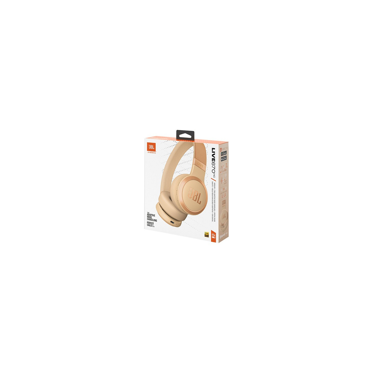 JBL Live 670 NC Bluetooth On-Ear-Headphones sandstone — Buy in Cyprus with Fast Delivery