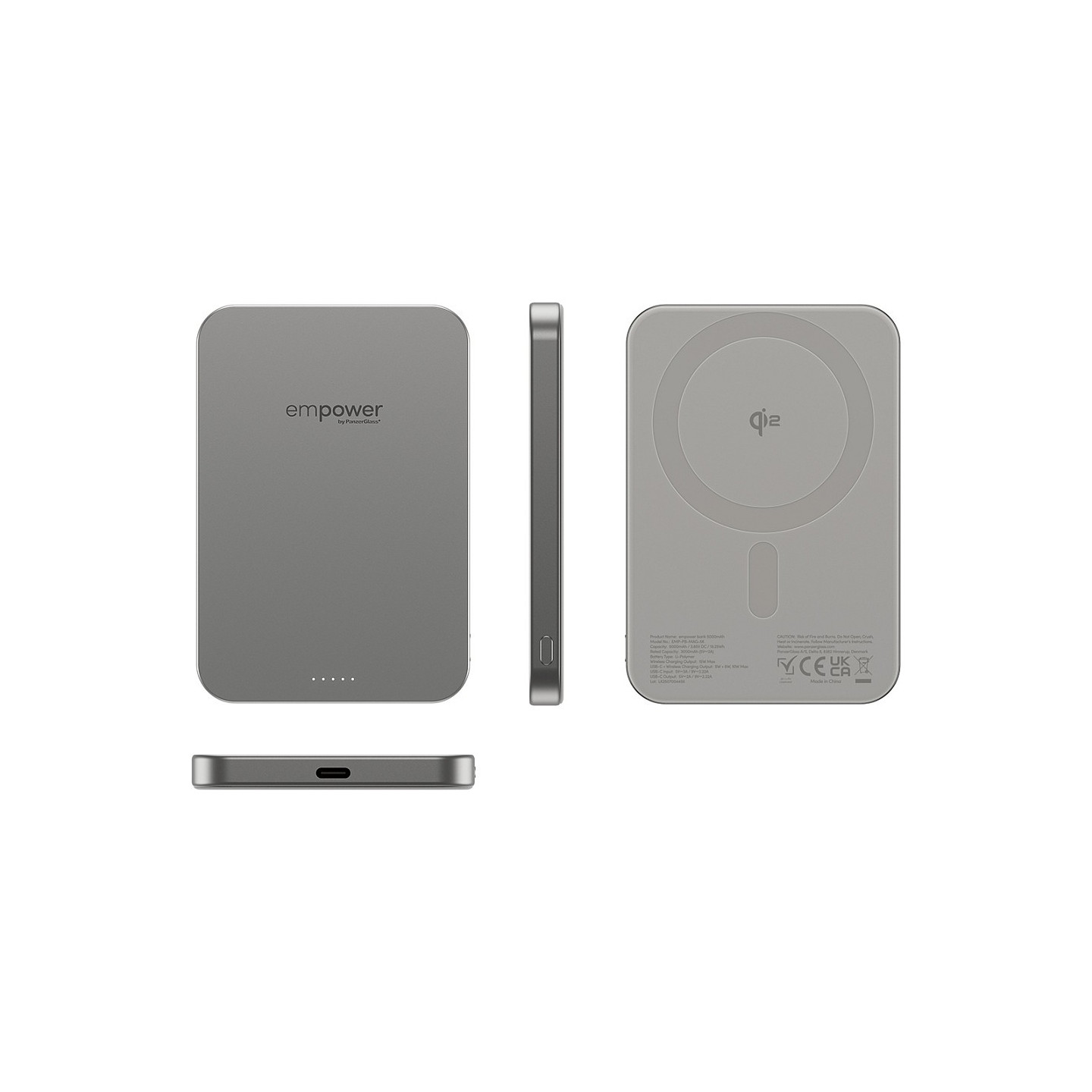 Panzerglass EMPOWER BANK 5000MAH TITANIUM — Buy in Cyprus with Fast Delivery