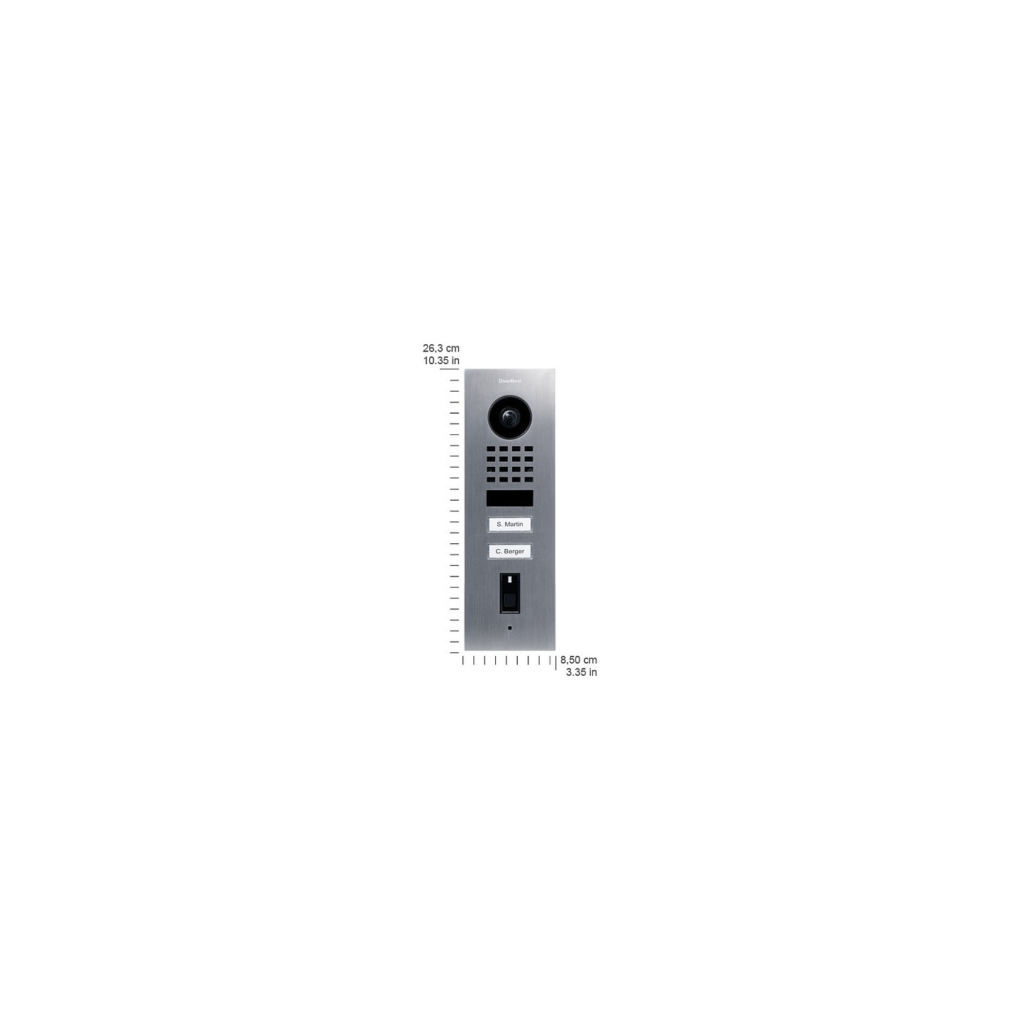 DoorBird IP Video Türst. D1102FV Fingerpr. Edels. V2A. Unterpu — Buy in Cyprus with Fast Delivery