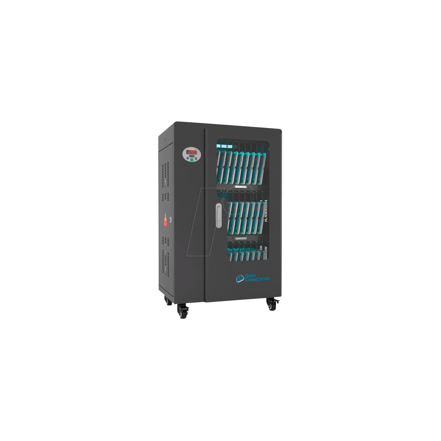 GoodConnections ANTARES T30 Tablet-Ladewagen UVC-Desinfektion Schwarz — Buy in Cyprus with Fast Delivery