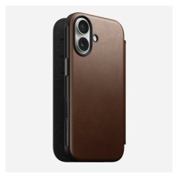 Nomad Modern Leather Folio iPhone 17 Brown — Buy in Cyprus with Fast Delivery