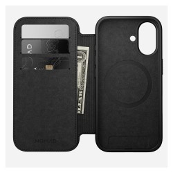 Nomad Modern Leather Folio iPhone 17 Brown — Buy in Cyprus with Fast Delivery