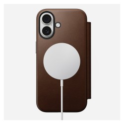 Nomad Modern Leather Folio iPhone 17 Brown — Buy in Cyprus with Fast Delivery