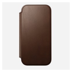 Nomad Modern Leather Folio iPhone 17 Brown — Buy in Cyprus with Fast Delivery