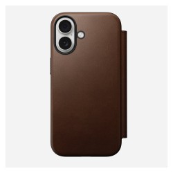 Nomad Modern Leather Folio iPhone 17 Brown — Buy in Cyprus with Fast Delivery