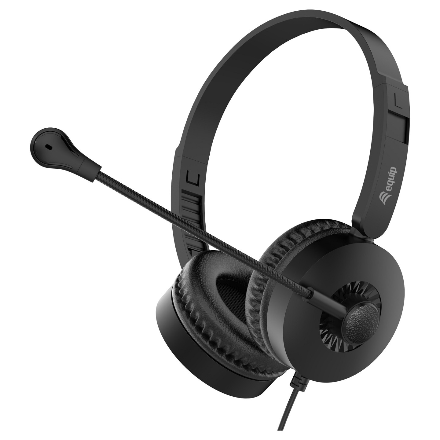 Equip Stereo-Headset Wired mit Mikro USB-A 2.00m schwarz — Buy in Cyprus with Fast Delivery