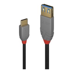 LINDY USB 3.1 Typ C an A Adapterkabel Anthra Line 0.15m — Buy in Cyprus with Fast Delivery
