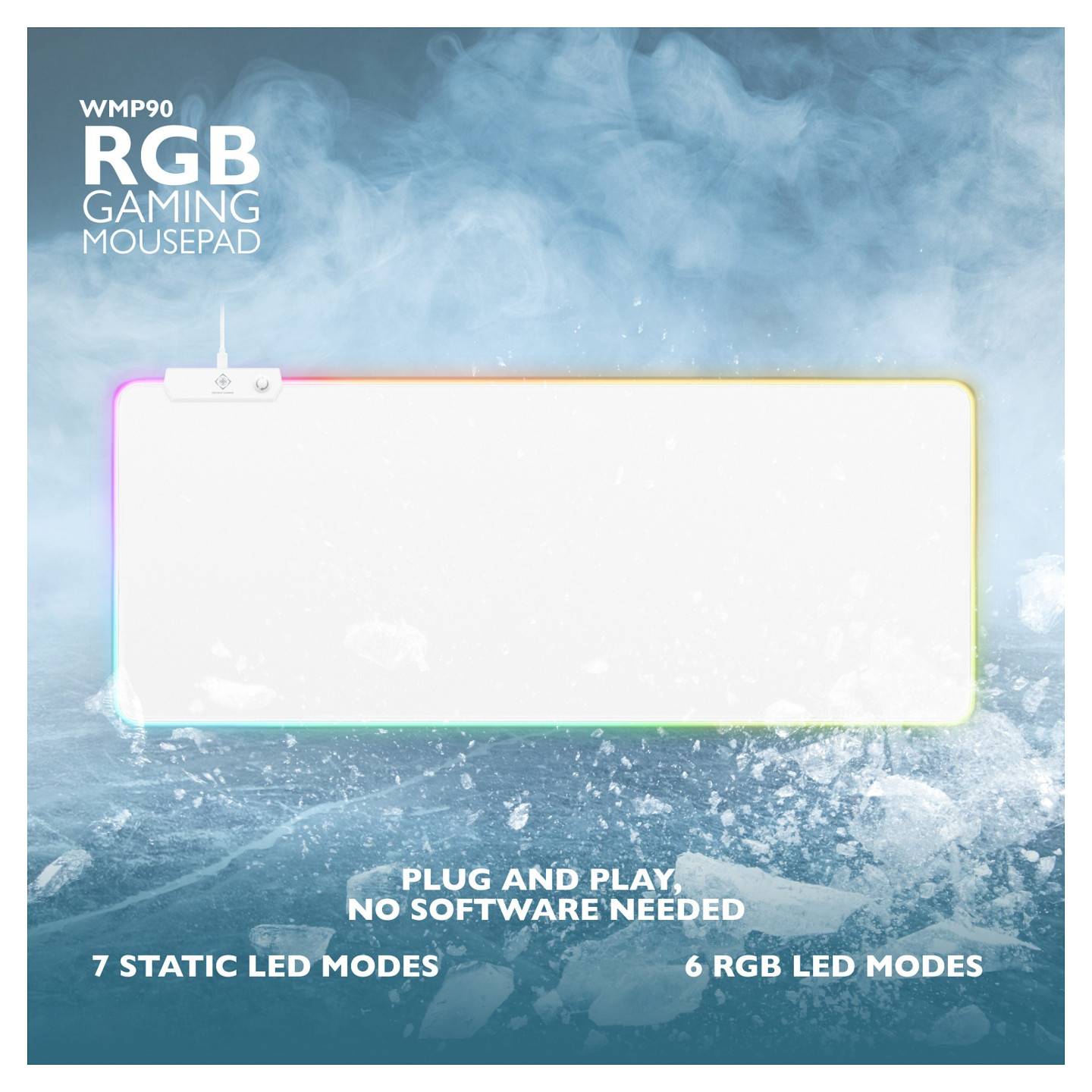 Deltaco WMP90 RGB Gaming Mauspad XL — Buy in Cyprus with Fast Delivery