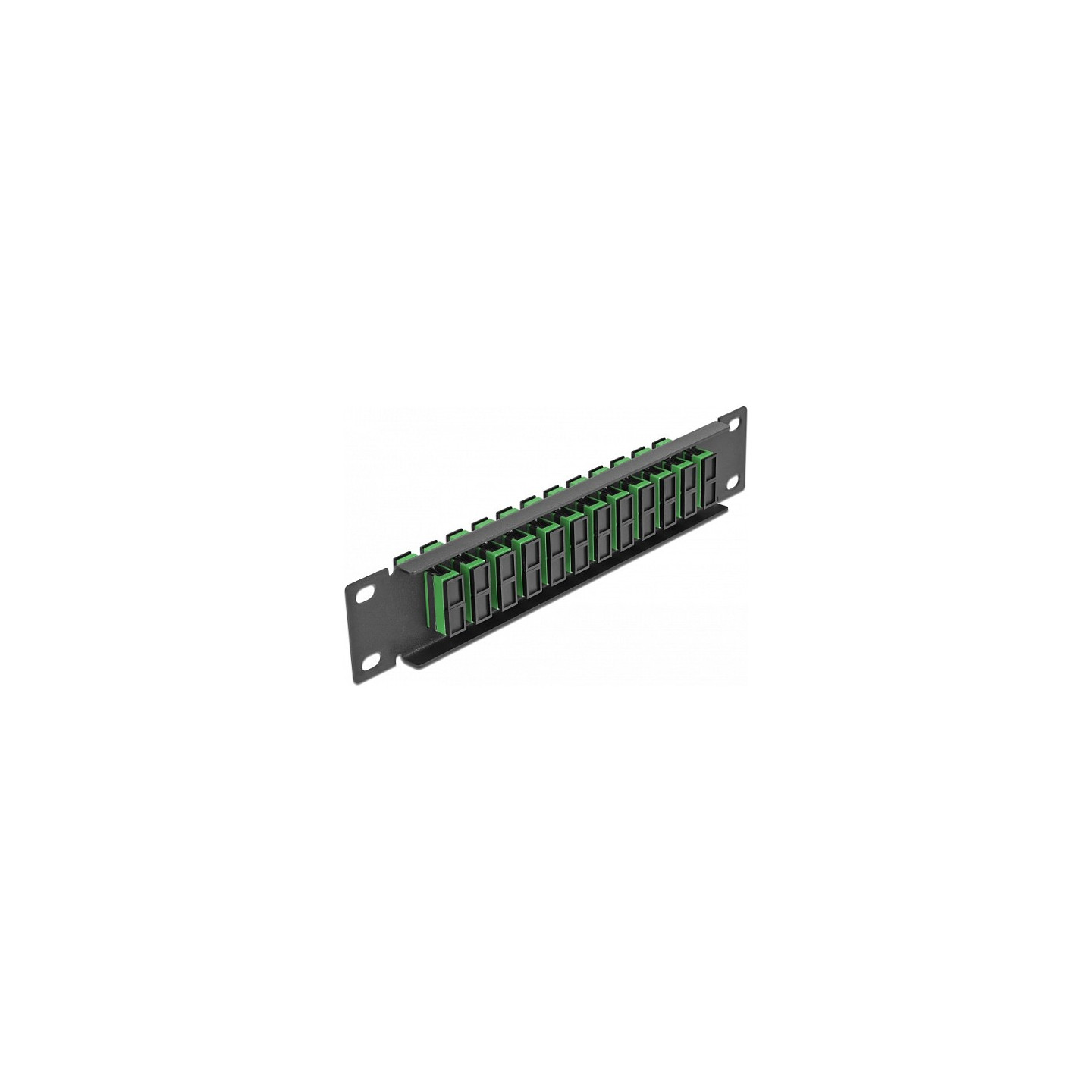 Delock 10? LWL Patchpanel 12 Port SC Duplex grün 1 HE schwarz — Buy in Cyprus with Fast Delivery