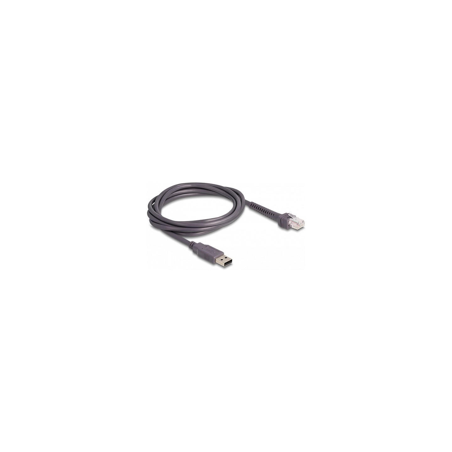 Delock USB Barcode Scanner 1D mit Anschlusskabel und Halterung - Laser - hellgrau — Buy in Cyprus with Fast Delivery