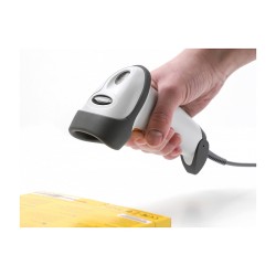 Delock USB Barcode Scanner 1D mit Anschlusskabel und Halterung - Laser - hellgrau — Buy in Cyprus with Fast Delivery