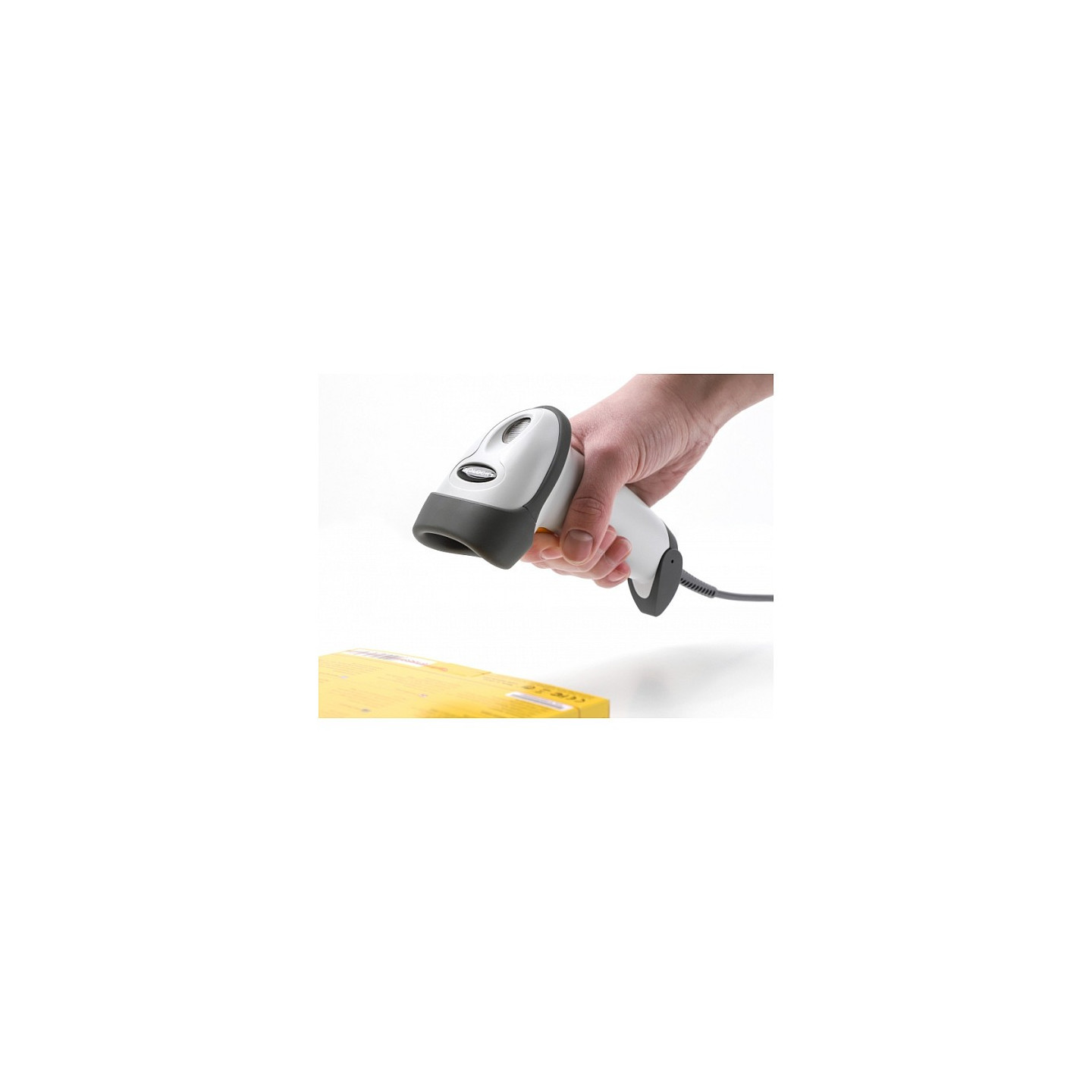 Delock USB Barcode Scanner 1D mit Anschlusskabel und Halterung - Laser - hellgrau — Buy in Cyprus with Fast Delivery