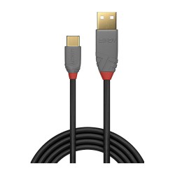 LINDY USB 2.0 Kabel Typ A C Anthra Line M M 2m — Buy in Cyprus with Fast Delivery