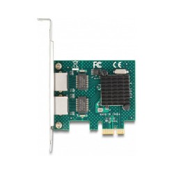 PCI Express x1 Netzwerkkarte Gigabit LAN 2 x RJ45 BCM — Buy in Cyprus with Fast Delivery