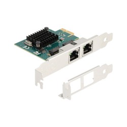 PCI Express x1 Netzwerkkarte Gigabit LAN 2 x RJ45 BCM — Buy in Cyprus with Fast Delivery