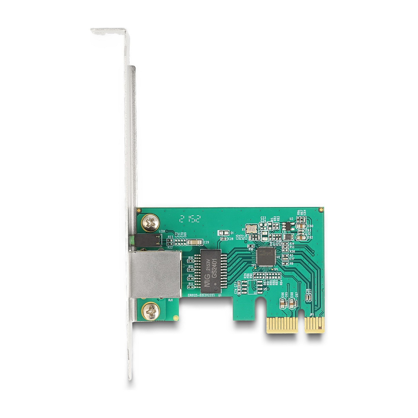 PCI Express x1 Netzwerkkarte 2.5 Gigabit LAN 1 x RJ45 RTL8125 — Buy in Cyprus with Fast Delivery