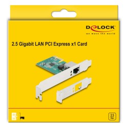 PCI Express x1 Netzwerkkarte 2.5 Gigabit LAN 1 x RJ45 RTL8125 — Buy in Cyprus with Fast Delivery