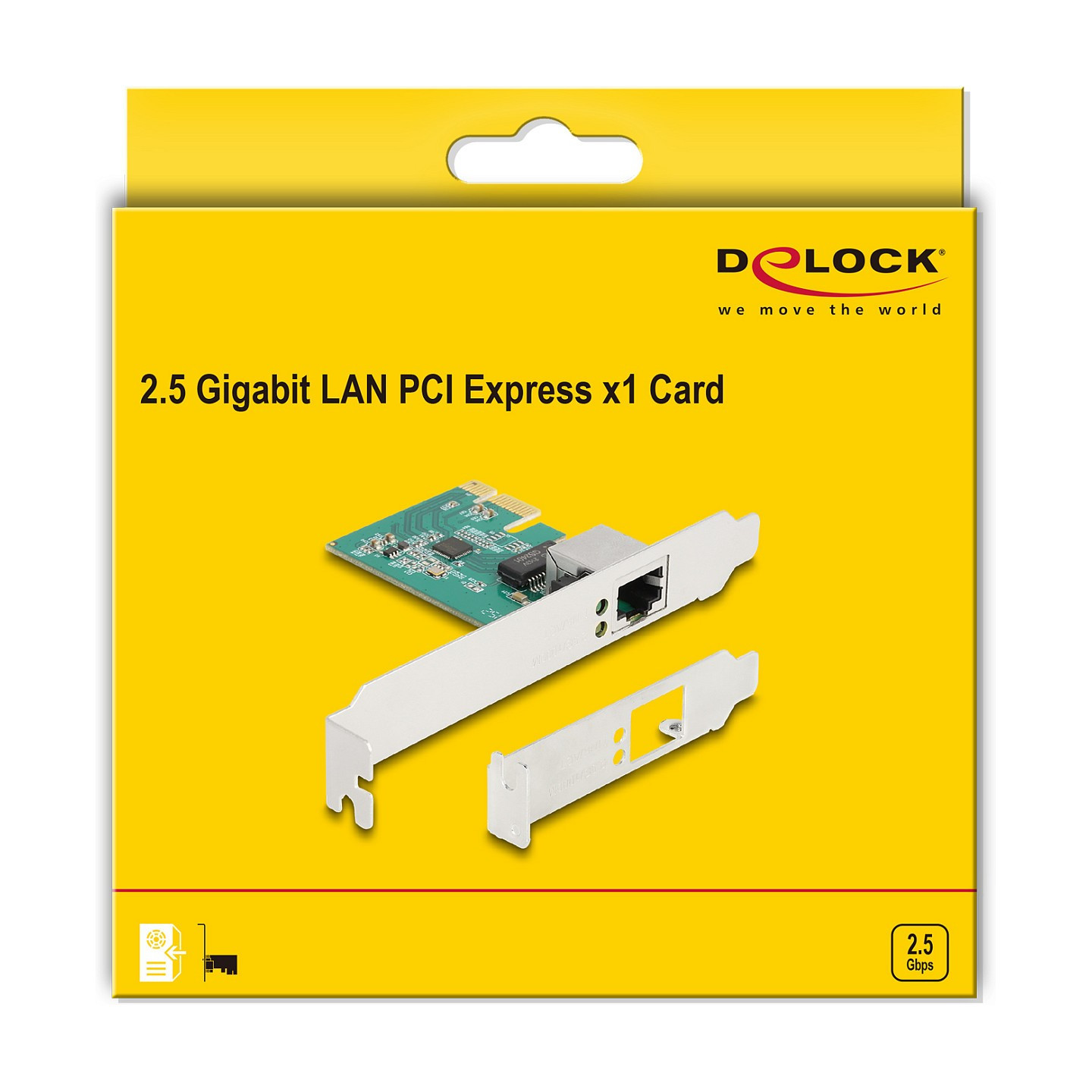 PCI Express x1 Netzwerkkarte 2.5 Gigabit LAN 1 x RJ45 RTL8125 — Buy in Cyprus with Fast Delivery