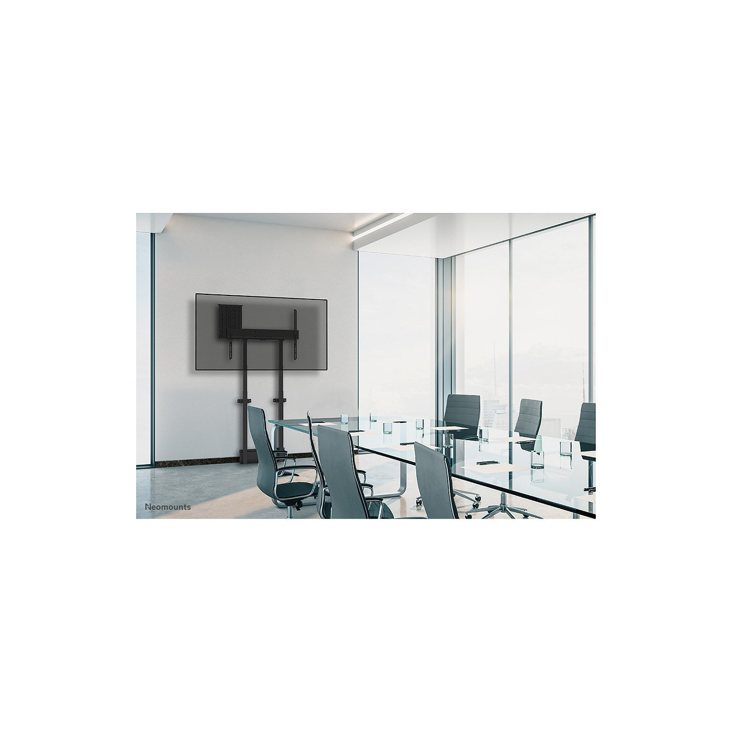 Neomounts Motorisierte Wandhalterung für Flachbild-Fernseher bis 100'' (254 cm) 110Kg WL55-875BL1 Black