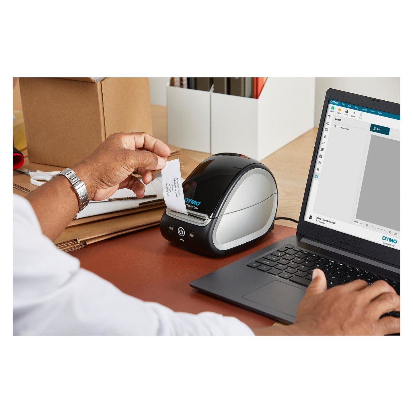 Dymo Etikettendrucker LabelWriter 550 300dpi USB2.0 — Buy in Cyprus with Fast Delivery