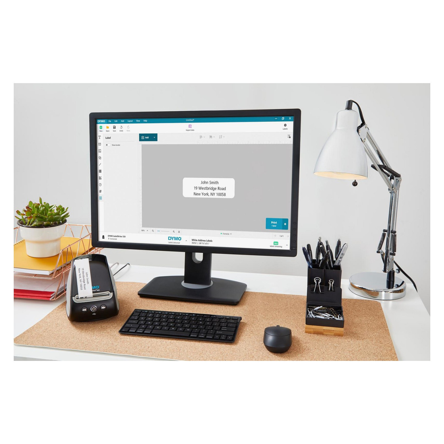 Dymo Etikettendrucker LabelWriter 550 300dpi USB2.0 — Buy in Cyprus with Fast Delivery