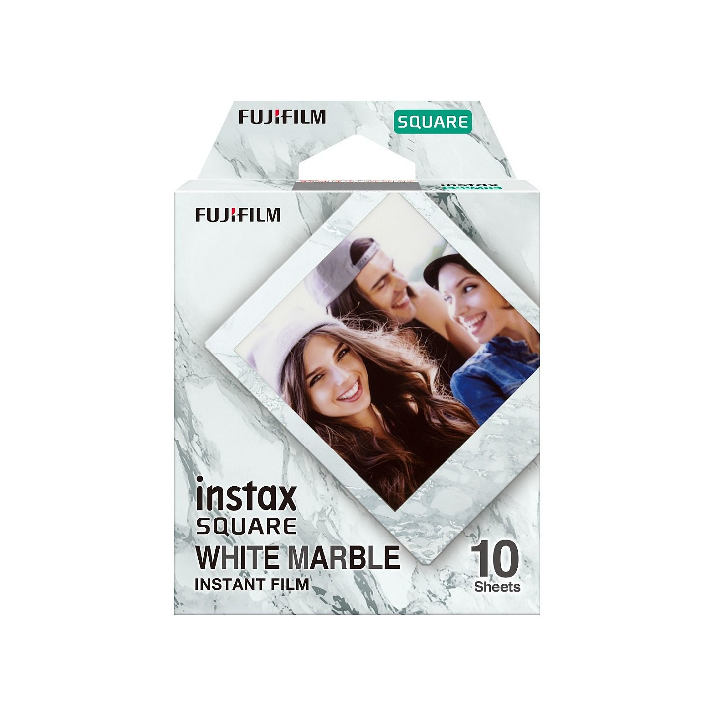 1 Fujifilm instax Square Film white marble — Buy in Cyprus with Fast Delivery