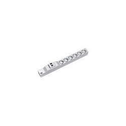 BACHMANN 48.26cm 19Zoll Steckdosenleiste 6xSchutzkontakt 1x Leitungsschutzschalter 2m — Buy in Cyprus with Fast Delivery