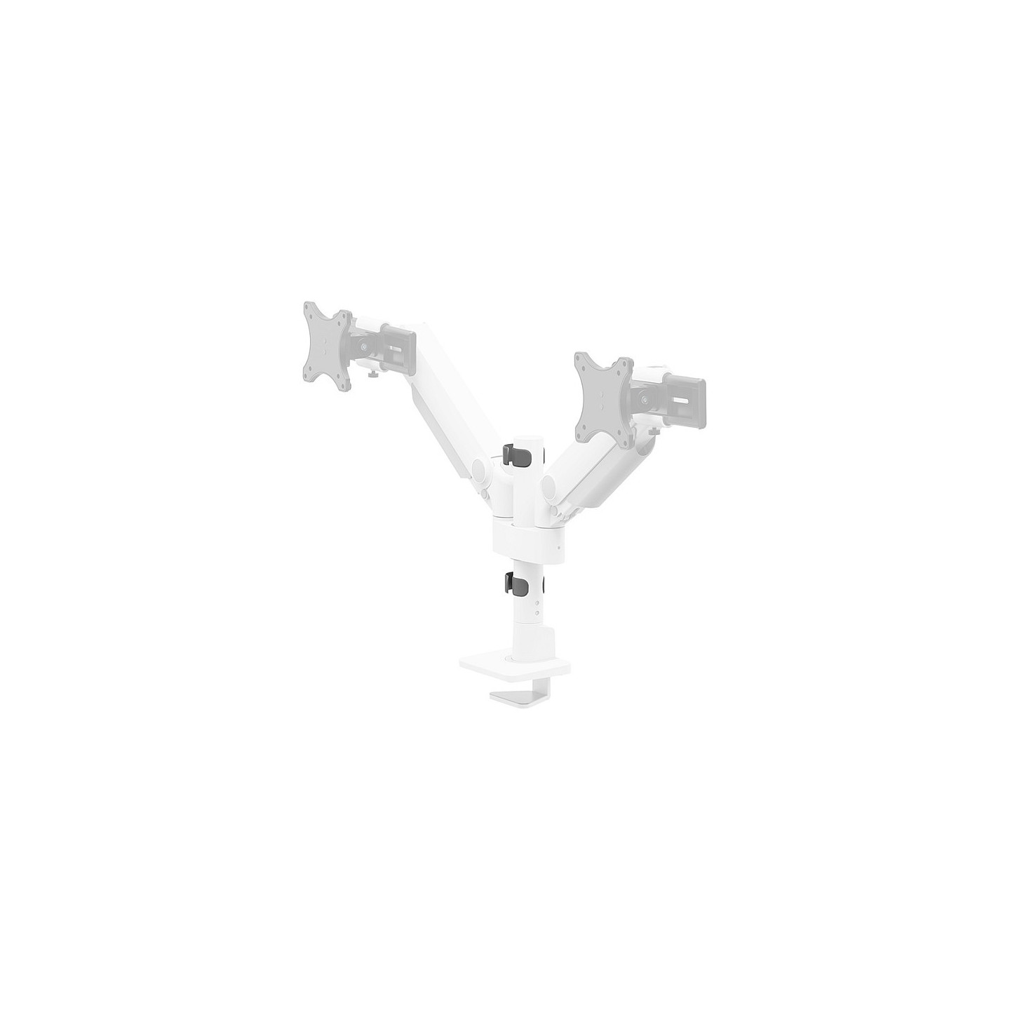 Neomounts DS65S-950WH2 Tischhalterung für 2 Monitore bis 86cm 34' 11KG Weiß — Buy in Cyprus with Fast Delivery
