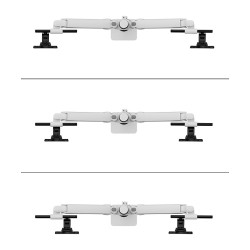 Neomounts DS65S-950WH2 Tischhalterung für 2 Monitore bis 86cm 34' 11KG Weiß — Buy in Cyprus with Fast Delivery