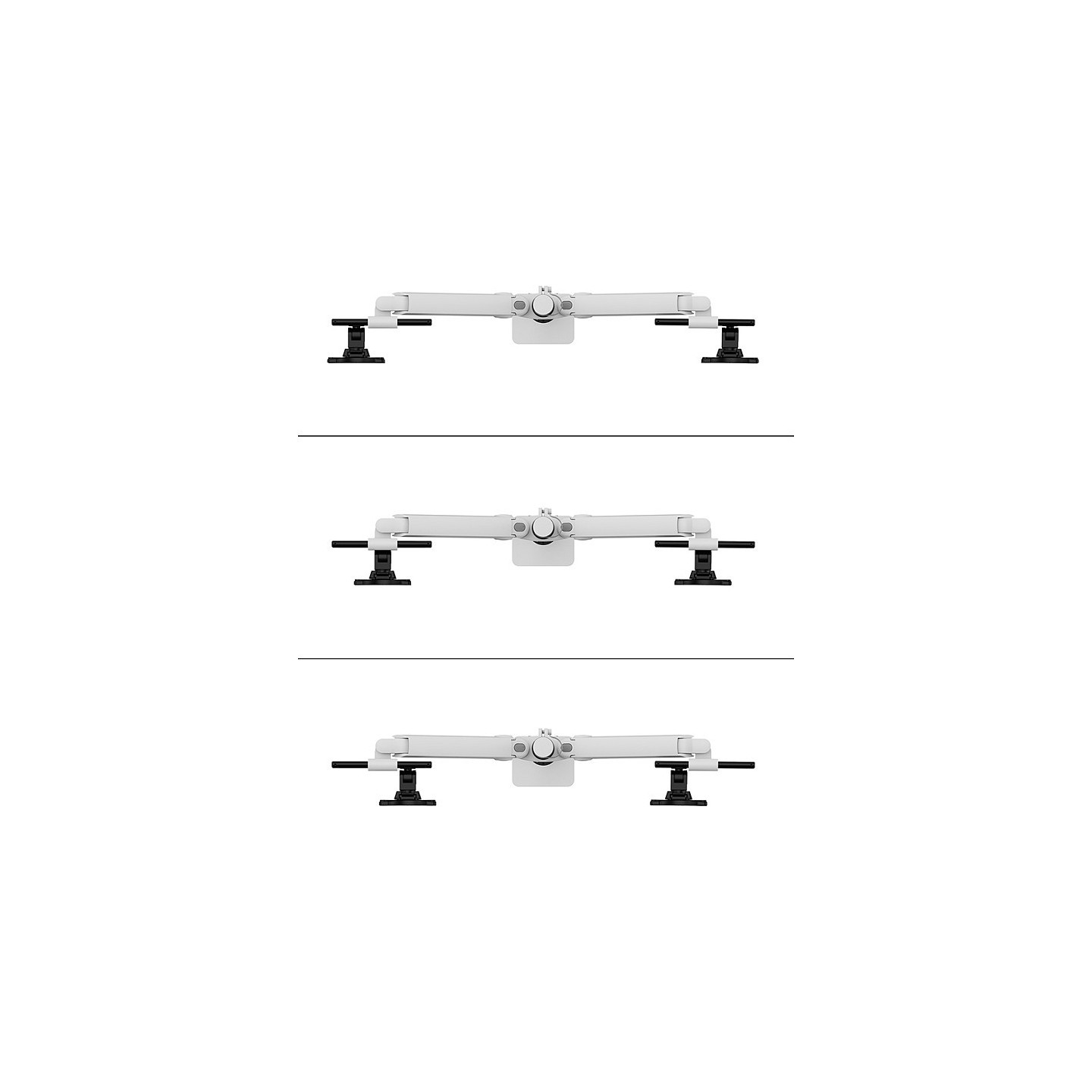 Neomounts DS65S-950WH2 Tischhalterung für 2 Monitore bis 86cm 34' 11KG Weiß — Buy in Cyprus with Fast Delivery
