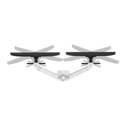 Neomounts DS65S-950WH2 Tischhalterung für 2 Monitore bis 86cm 34' 11KG Weiß — Buy in Cyprus with Fast Delivery