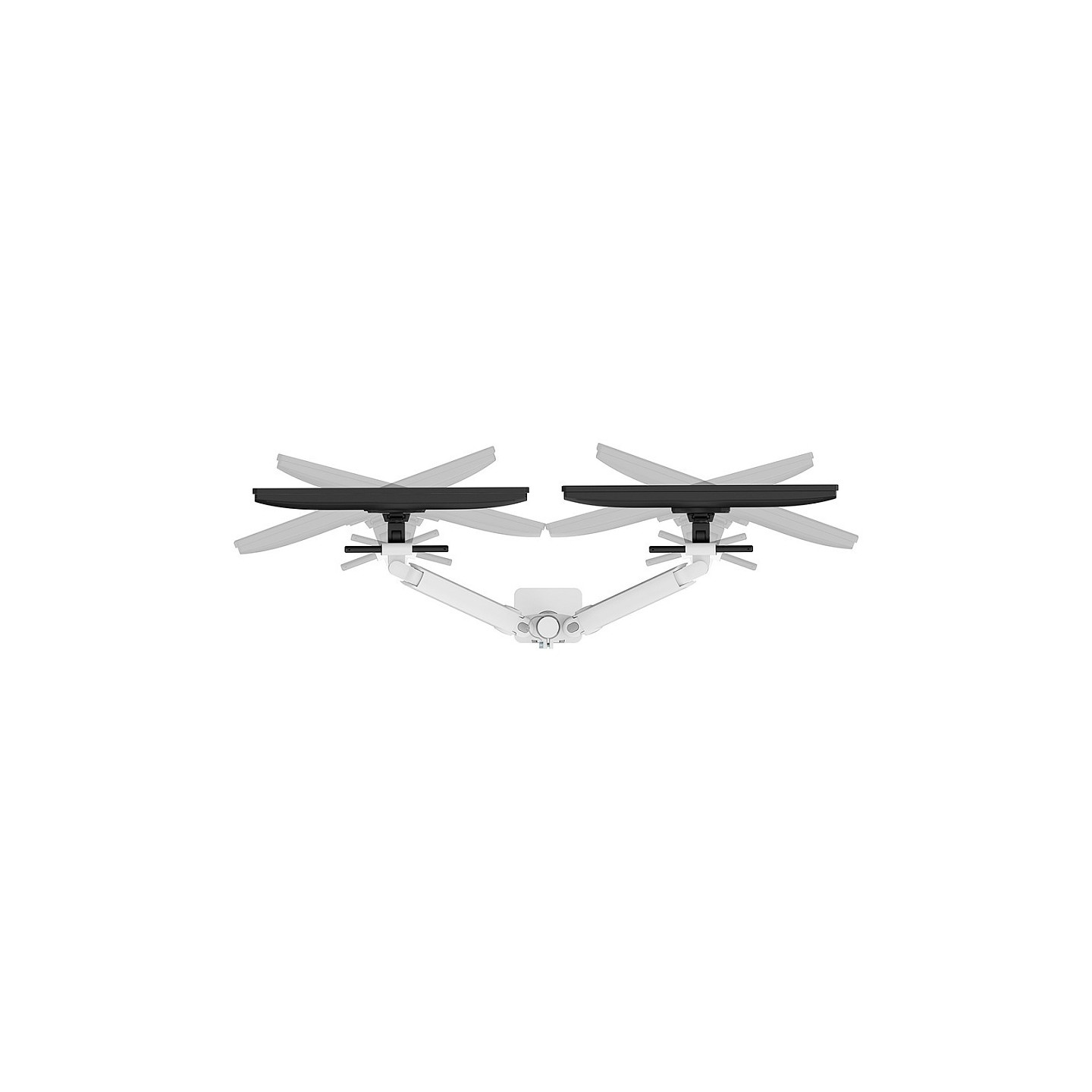Neomounts DS65S-950WH2 Tischhalterung für 2 Monitore bis 86cm 34' 11KG Weiß — Buy in Cyprus with Fast Delivery