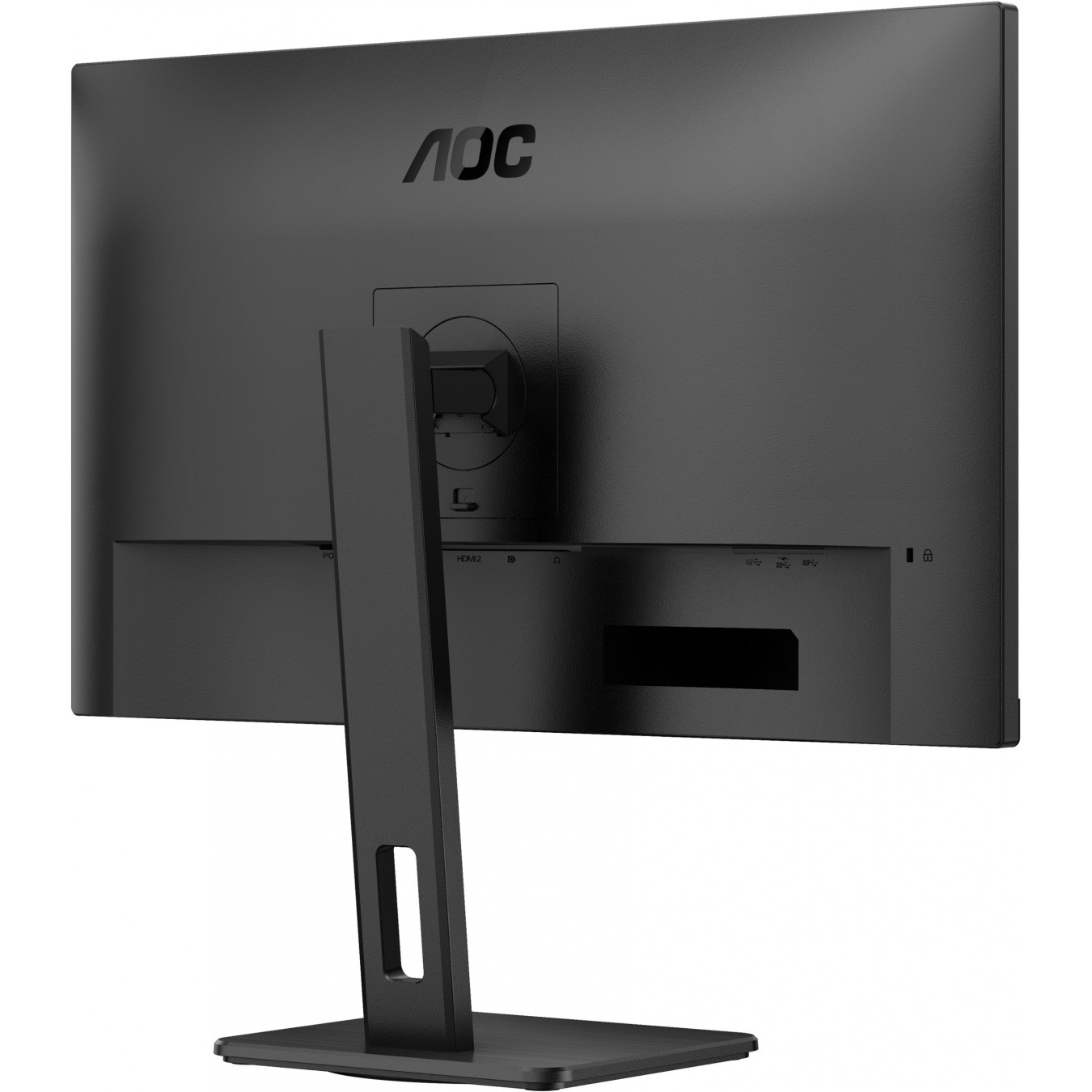 AOC U27E3UF - 27in 4K (3840x2160) IPS LED Monitor, 4ms GTG, 60Hz, Height-Adjustable, Black — Buy in Cyprus with Fast Delivery