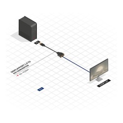 Displayport Lindy 41004 - DisplayPort-Adapter — Buy in Cyprus with Fast Delivery