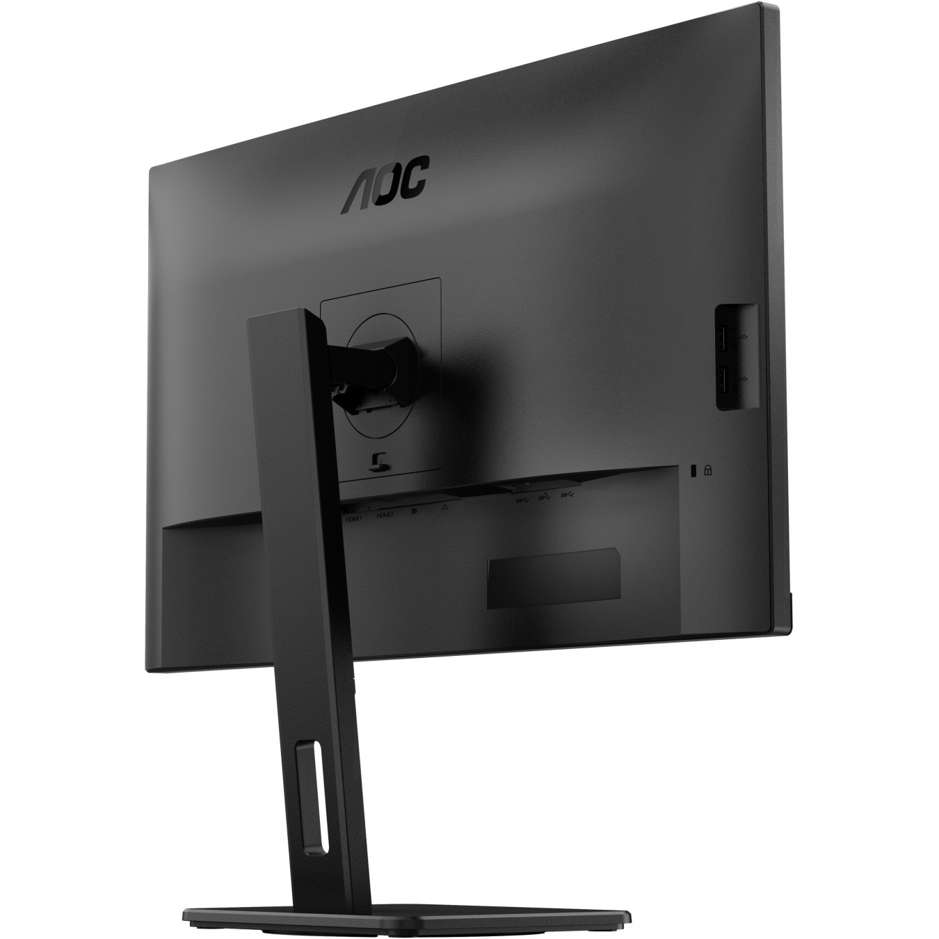 AOC U27E3UF - 27in 4K (3840x2160) IPS LED Monitor, 4ms GTG, 60Hz, Height-Adjustable, Black — Buy in Cyprus with Fast Delivery