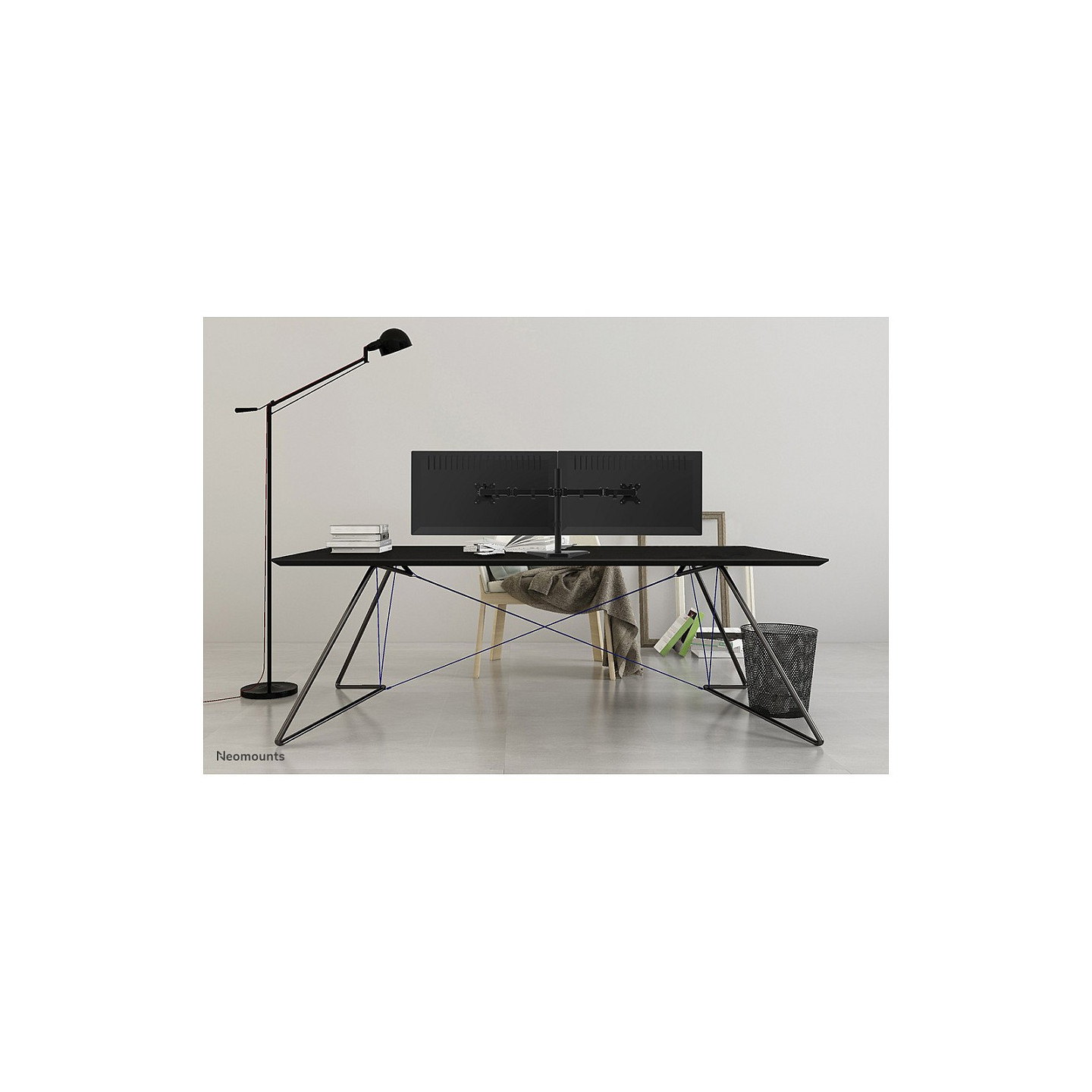 Neomounts FPMA-D550DDBLACK Tischhalterung für zwei Flachbildschirme bis 32' 8KG — Buy in Cyprus with Fast Delivery