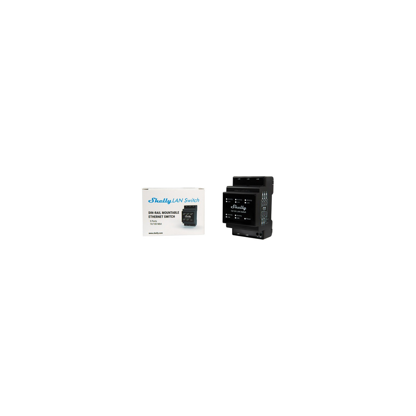 Shelly Relais 'Switch' 5 Ports 10 100 Mbit — Buy in Cyprus with Fast Delivery