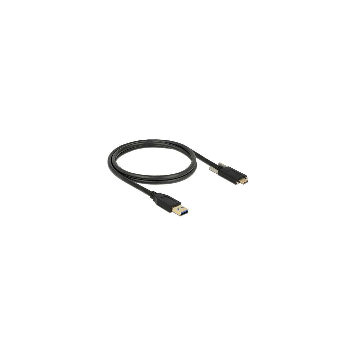 USB3.1 USB Typ-A Stecker to USB 3.1 Gen 2 USB Type-CTM Stecker mit Schrauben seitlich 1 m — Buy in Cyprus with Fast Delivery