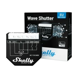 Shelly Relais 'Wave Shutter' Dual Roller Shutter Z-Wave — Buy in Cyprus with Fast Delivery