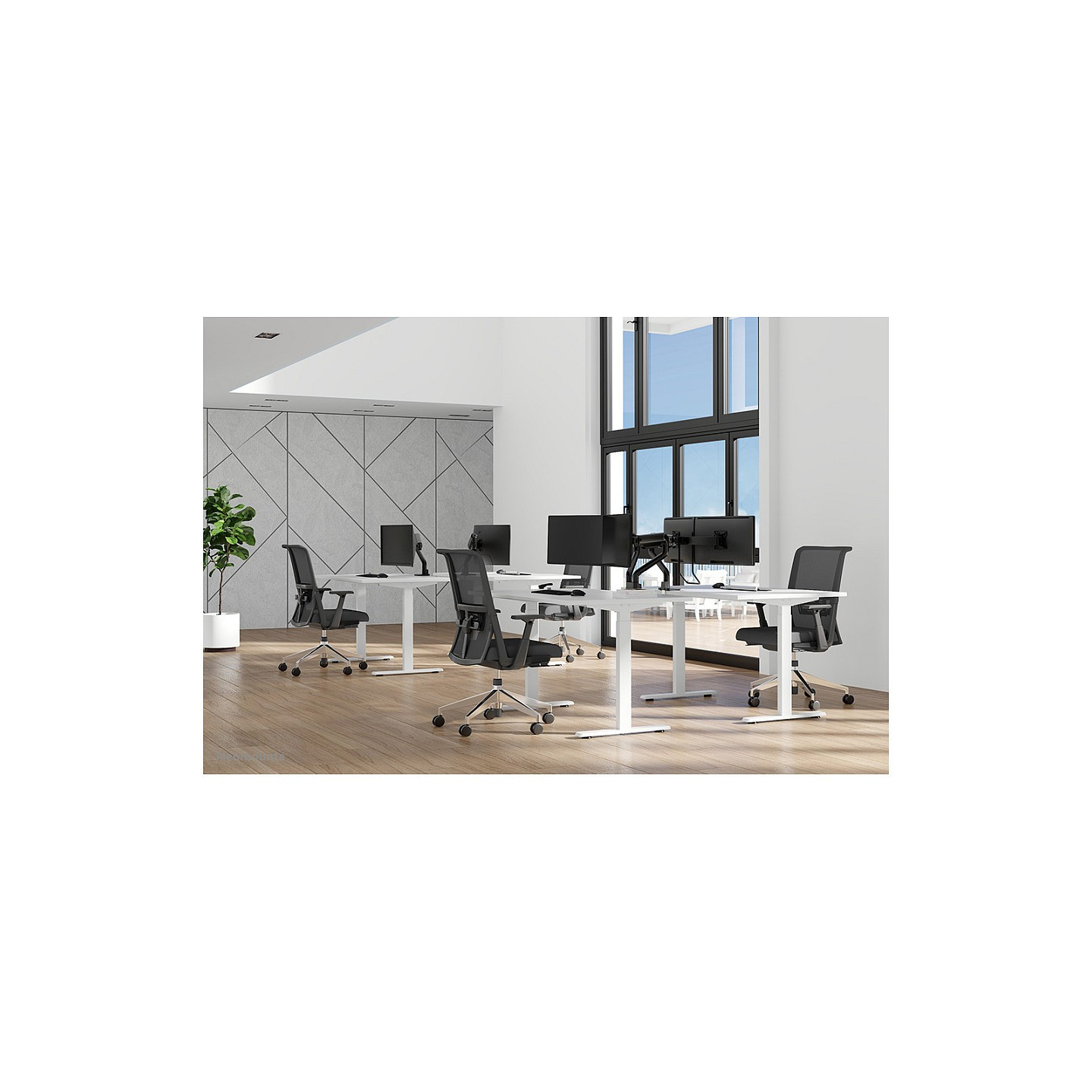 Neomounts DS70S-950BL1 vollbewegliche Tischhalterung für 17-49' Bildschirme - Schwarz — Buy in Cyprus with Fast Delivery