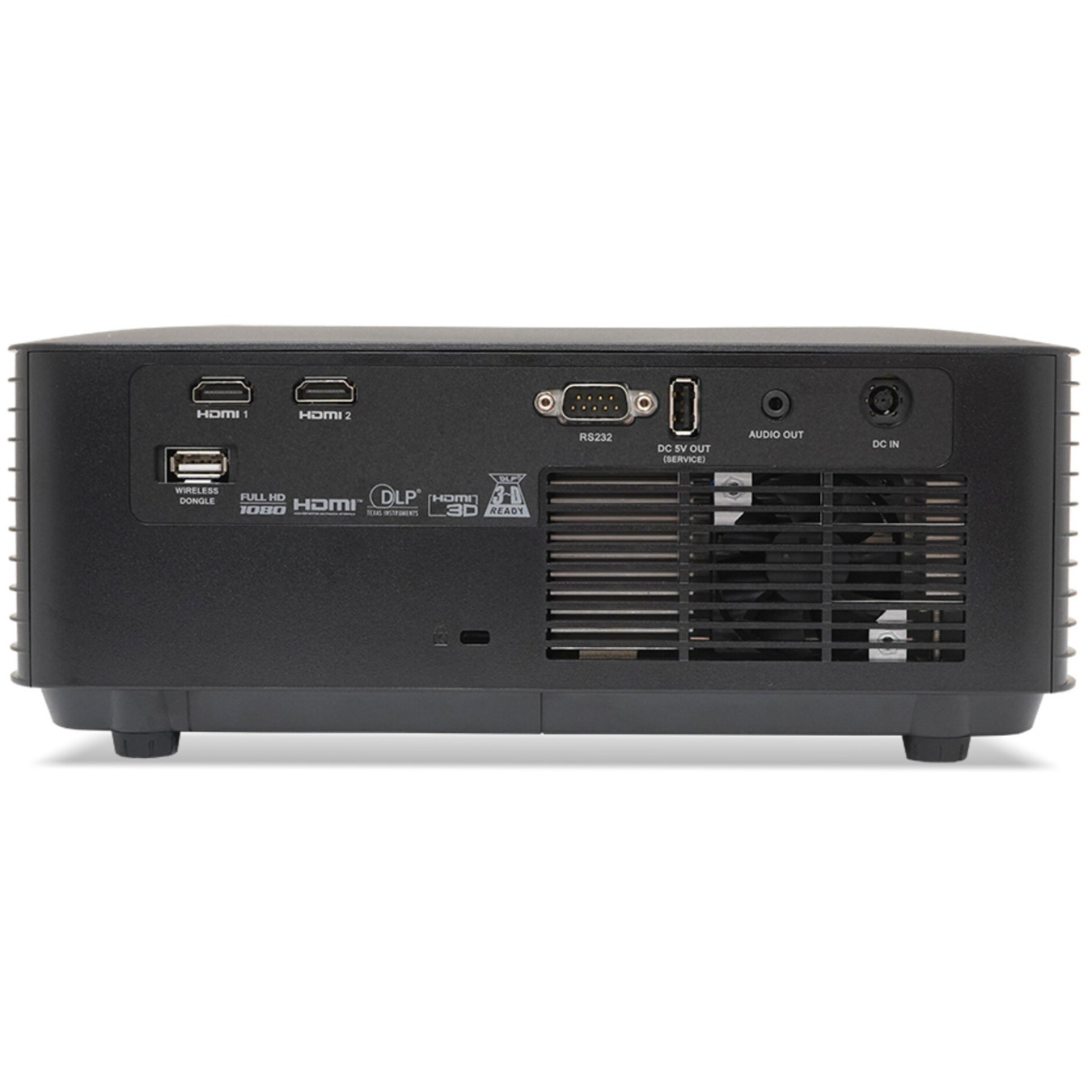 Acer PL2520i - 1080p DLP Laser Projector, 4000 ANSI Lumens, 16:9, HDMI/USB, 3D, Built-in Speaker, Black