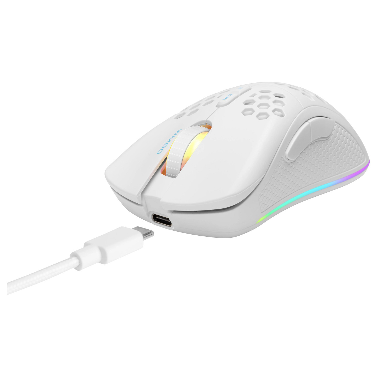 Deltaco Gaming Maus USB. RGB. weiß — Buy in Cyprus with Fast Delivery