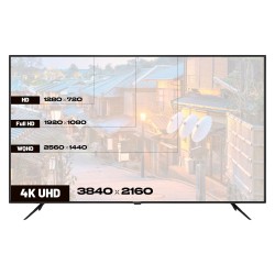 164.0cm 65' (3840x2160) JAPANNEXT JN-IPS650UHD60F 16:9 IPS 60Hz HDMI USB WLAN Speaker Black — Buy in Cyprus with Fast Delivery