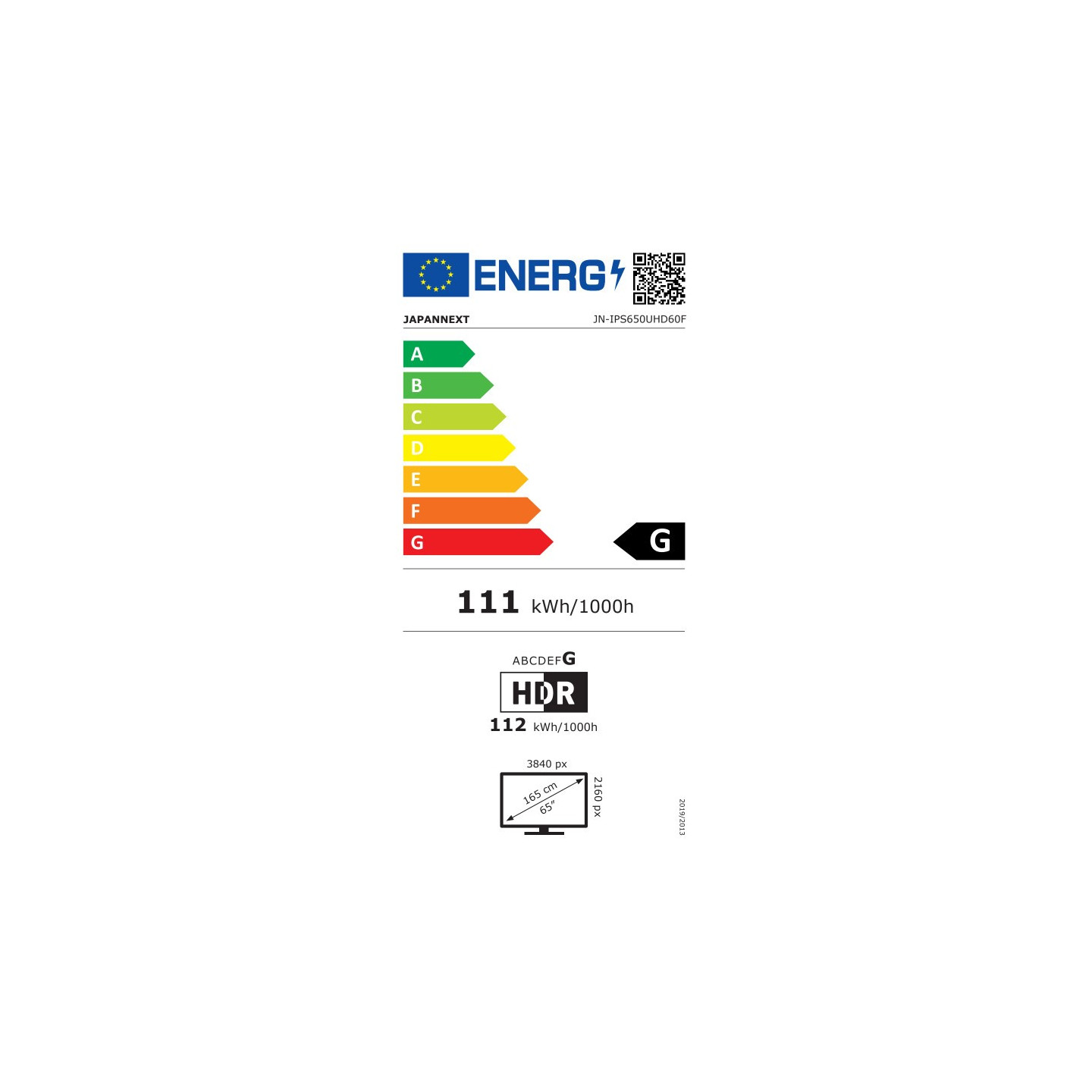 164.0cm 65' (3840x2160) JAPANNEXT JN-IPS650UHD60F 16:9 IPS 60Hz HDMI USB WLAN Speaker Black — Buy in Cyprus with Fast Delivery