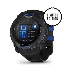 Garmin Instinct® AMOLED black mit Silikon-Wechselarmband 26 mm bolt blue — Buy in Cyprus with Fast Delivery
