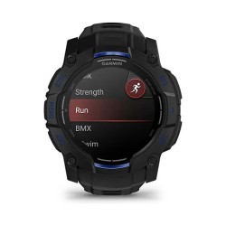 Garmin Instinct® AMOLED black mit Silikon-Wechselarmband 26 mm bolt blue — Buy in Cyprus with Fast Delivery