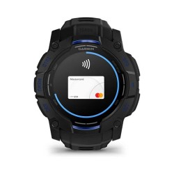 Garmin Instinct® AMOLED black mit Silikon-Wechselarmband 26 mm bolt blue — Buy in Cyprus with Fast Delivery
