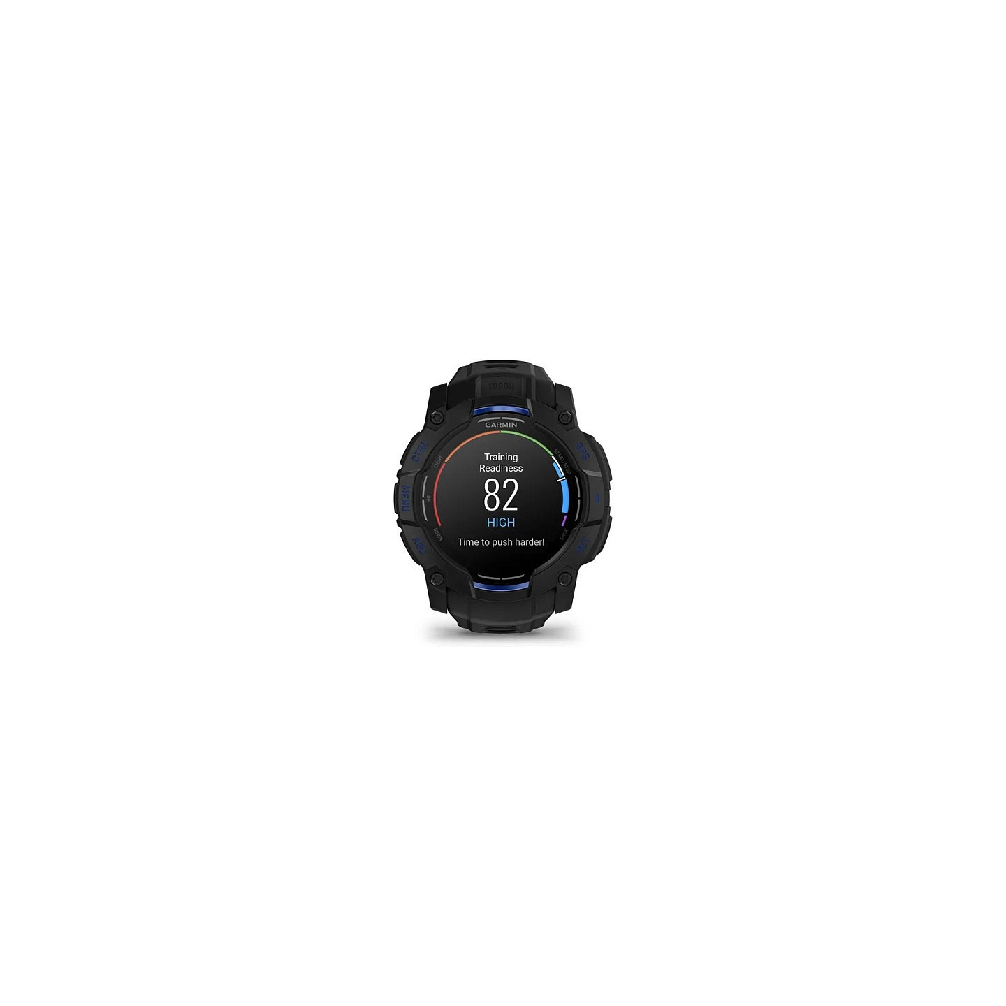 Garmin Instinct® AMOLED black mit Silikon-Wechselarmband 26 mm bolt blue — Buy in Cyprus with Fast Delivery