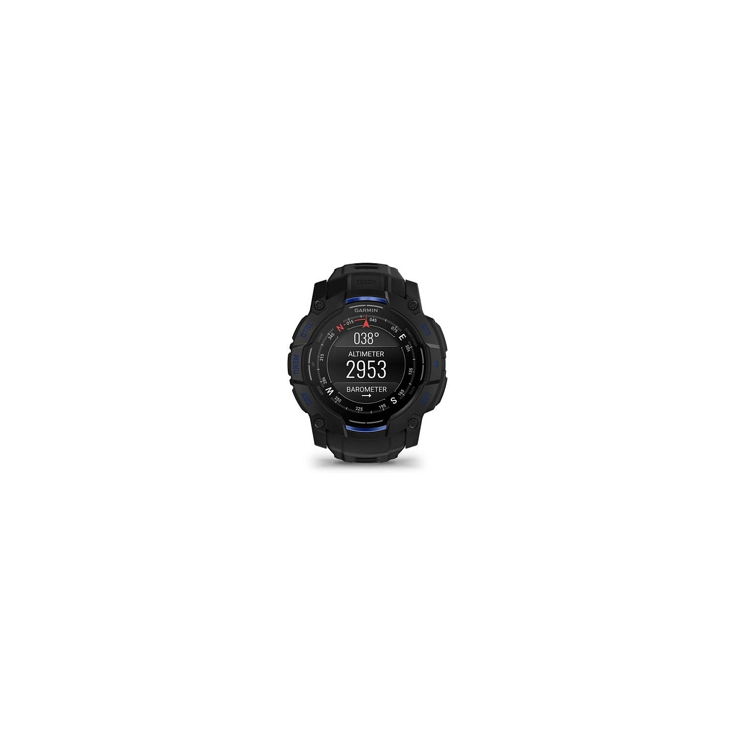 Garmin Instinct® AMOLED black mit Silikon-Wechselarmband 26 mm bolt blue — Buy in Cyprus with Fast Delivery